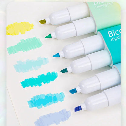 Gradient Dual-Color Highlighter Set