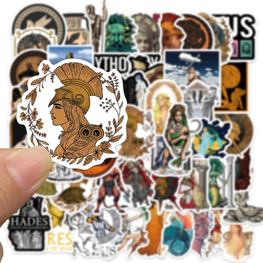 Greek mythology aesthetic graffiti stickers