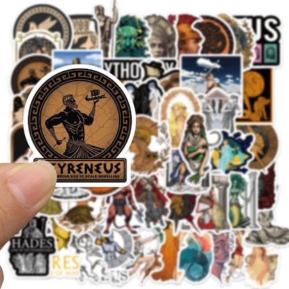 Greek mythology aesthetic graffiti stickers