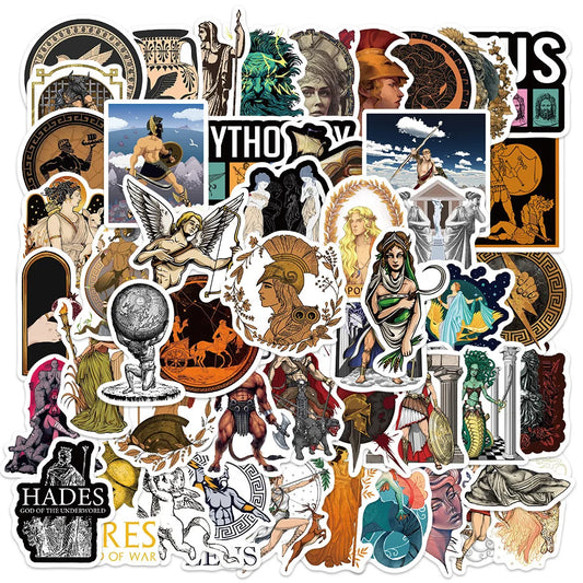 Greek mythology aesthetic graffiti stickers