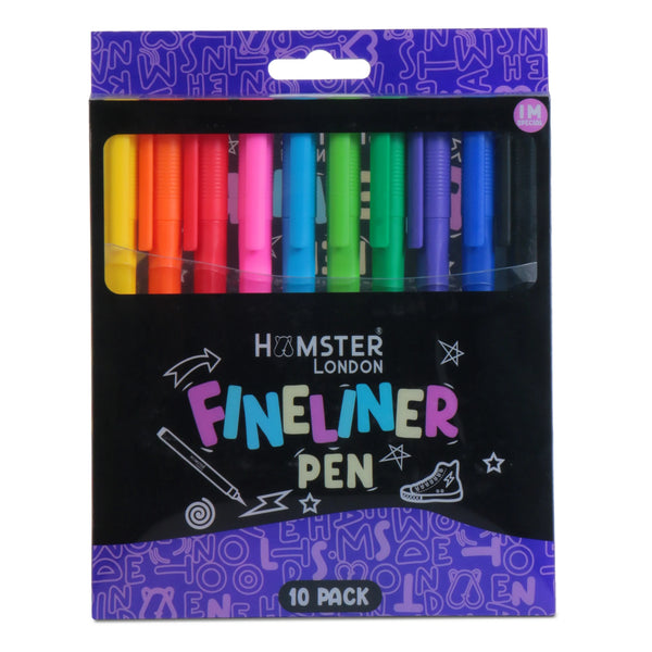 Hamster London - Fineliner Pen Set Of 10