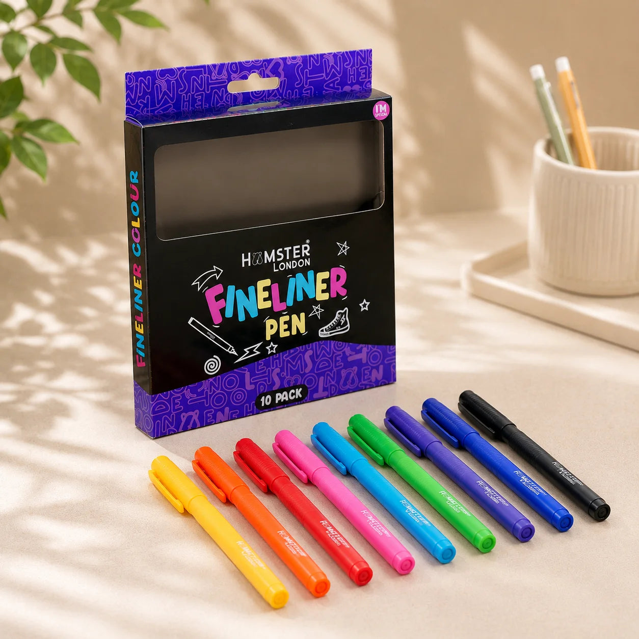 Hamster London - Fineliner Pen Set Of 10
