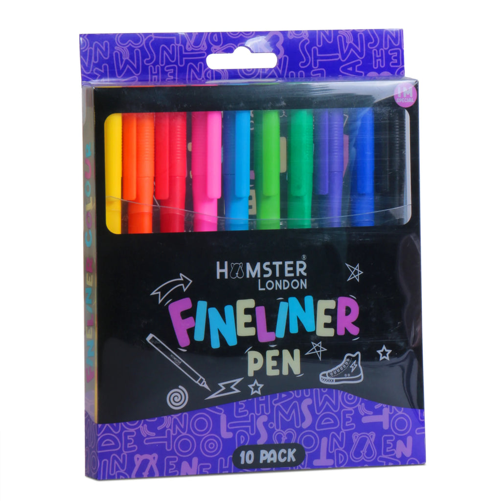 Hamster London - Fineliner Pen Set Of 10