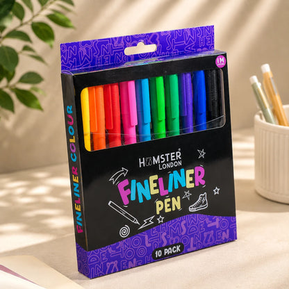 Hamster London - Fineliner Pen Set Of 10