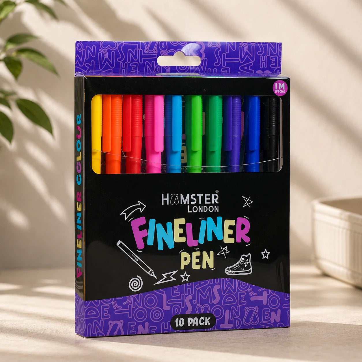 Hamster London - Fineliner Pen Set Of 10