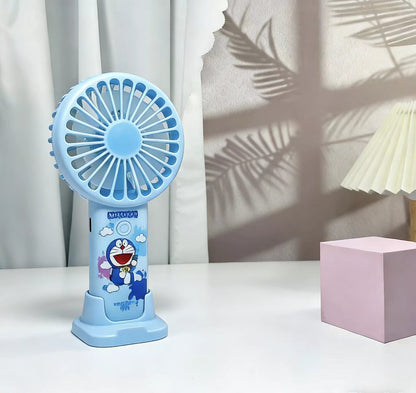 Kawaii Cartoon Rechargeable Mini Fan