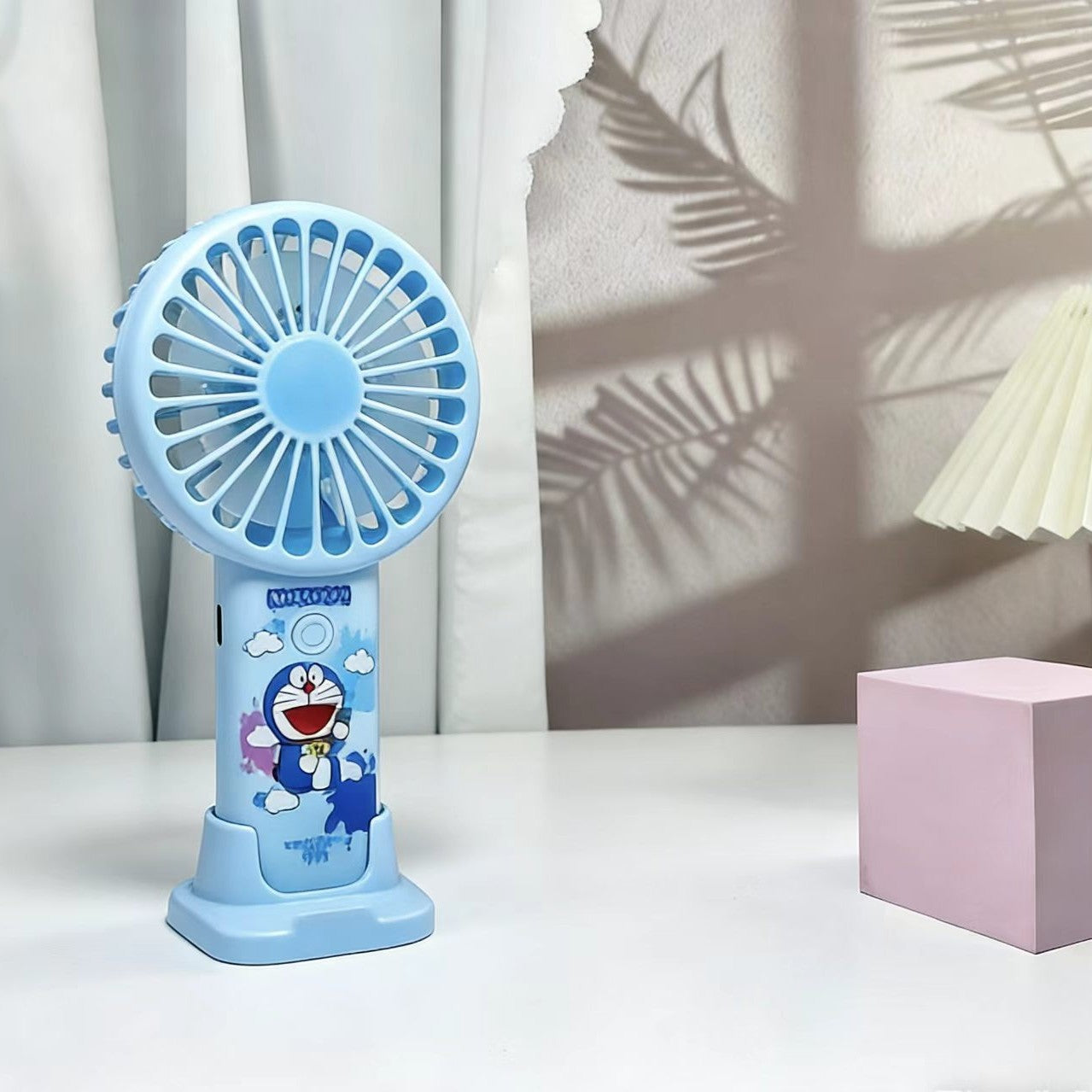 Kawaii Cartoon Rechargeable Mini Fan