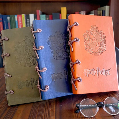 Harry Potter House Leather Cover Journal