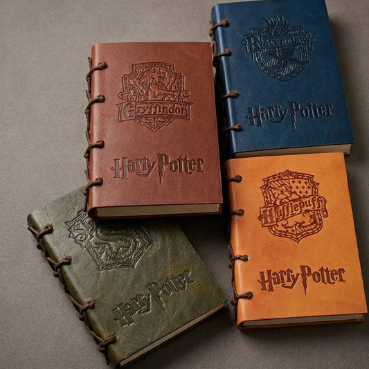 Harry Potter House Leather Cover Journal