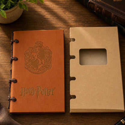 Harry Potter House Leather Cover Journal