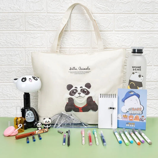 Hello Animals Gift Stationery Set with Shoulder Bag