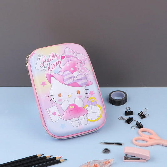 Hello Kitty Multipurpose Big Pencil Case Pink