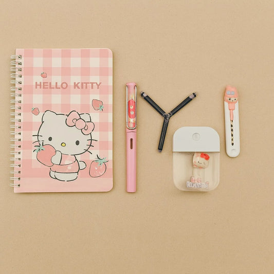 Cute Hello Kitty Stationary Set