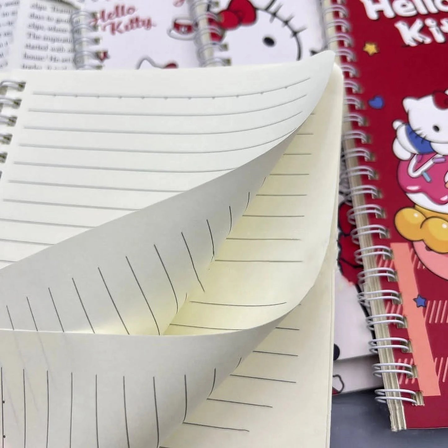 4Pcs Hello Kitty Aesthetic Spiral Notebooks