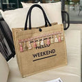 Hello Weekend Boxed Tote