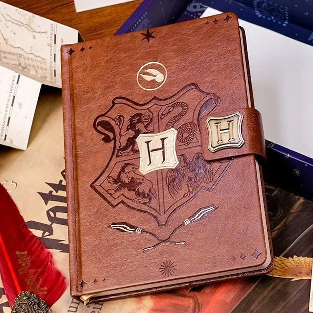 Hogwarts Inspired Hardcover Journal With Buckle Closure