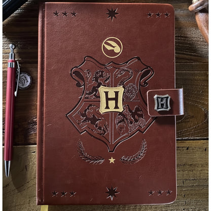 Hogwarts Inspired Hardcover Journal With Buckle Closure