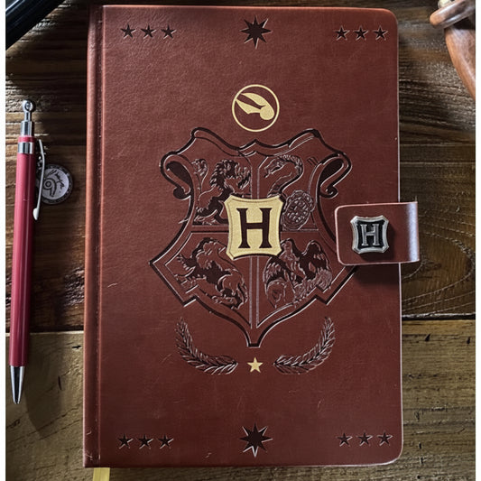 Hogwarts Inspired Hardcover Journal With Buckle Closure