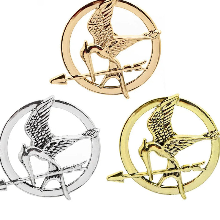 Mockingjay Mocking Bird Brooch Enamel Pin