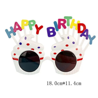 Happy Birthday Ice Cream Glasses