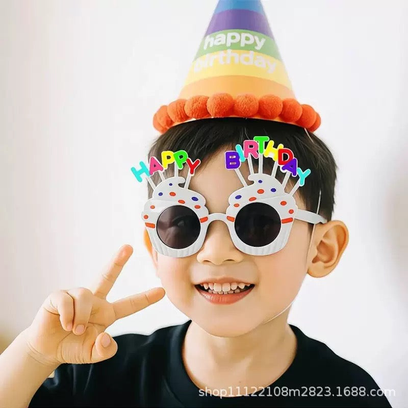 Happy Birthday Ice Cream Glasses