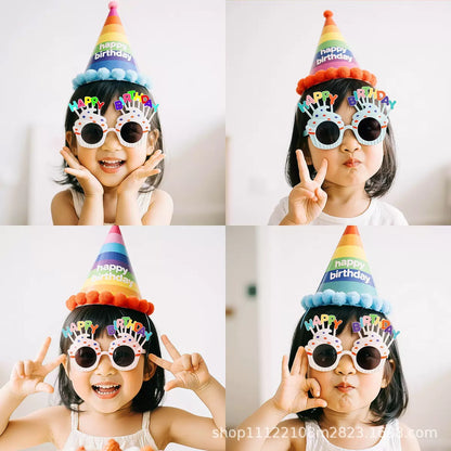 Happy Birthday Ice Cream Glasses