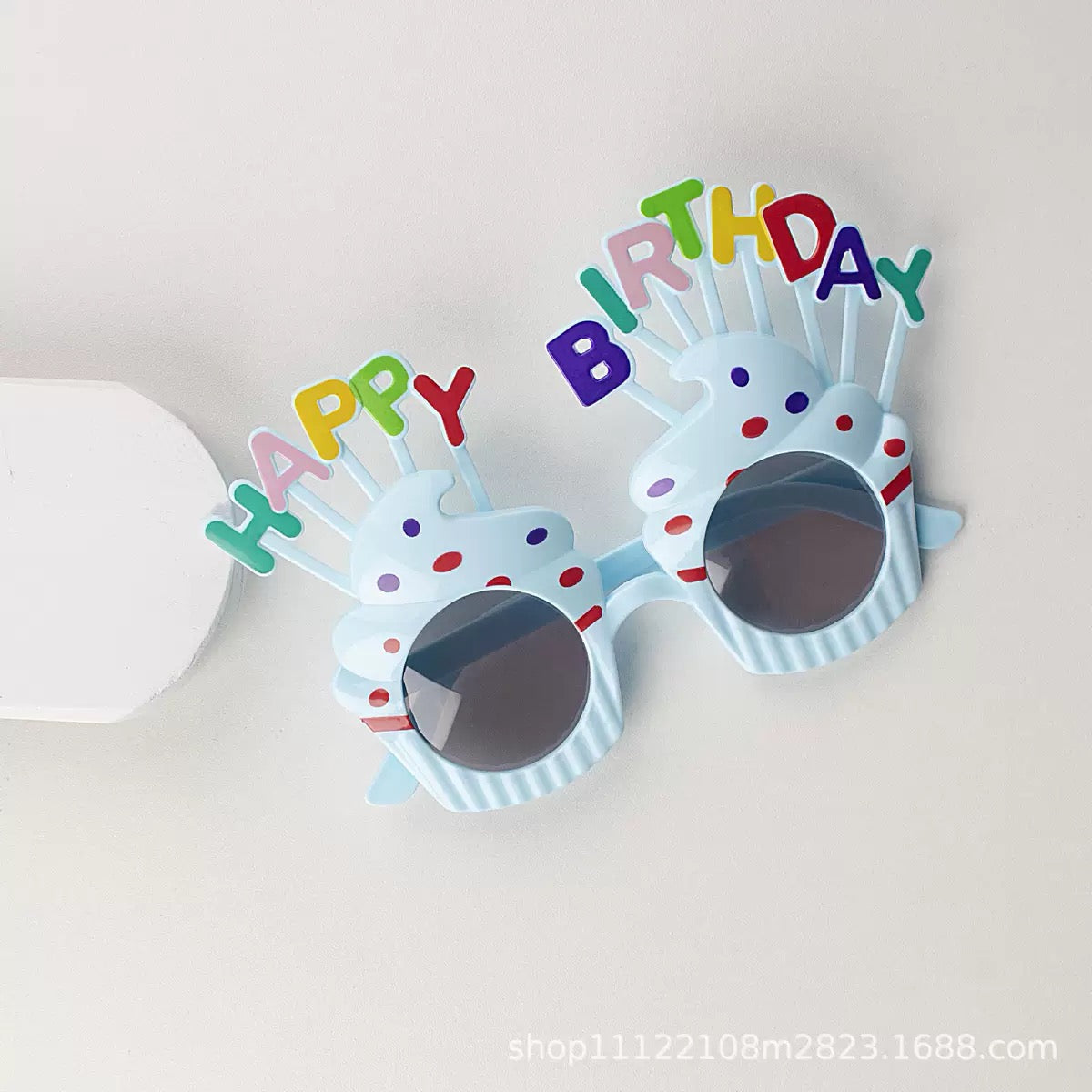 Happy Birthday Ice Cream Glasses