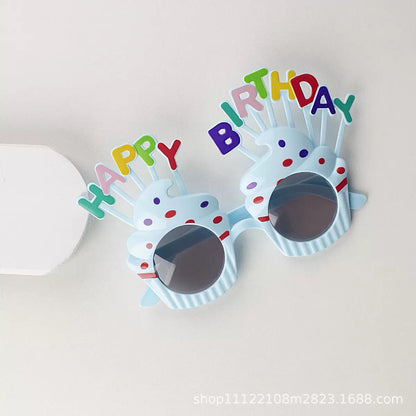 Happy Birthday Ice Cream Glasses