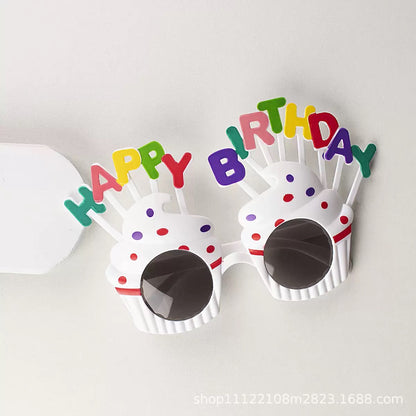 Happy Birthday Ice Cream Glasses