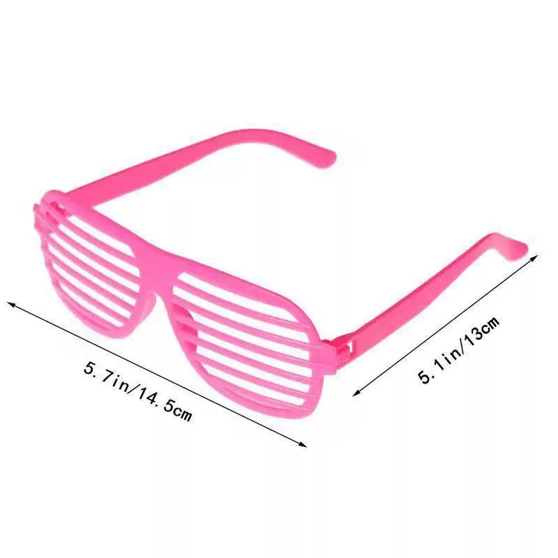 Neon Plastic Party Glasses