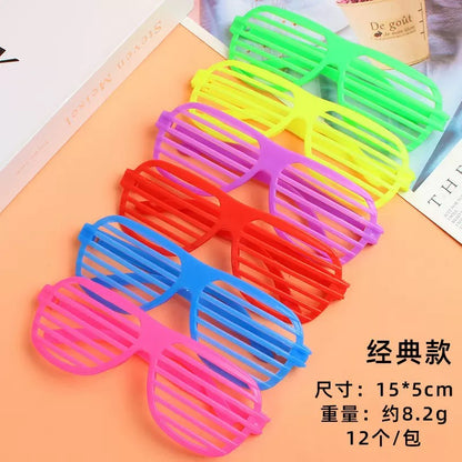 Neon Plastic Party Glasses