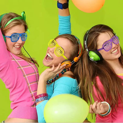Neon Plastic Party Glasses