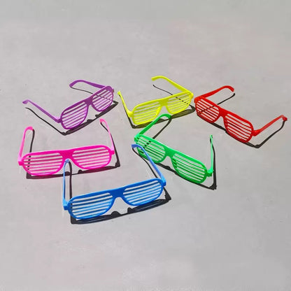 Neon Plastic Party Glasses