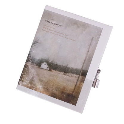 Sky Memory Boxed Journal with Lock