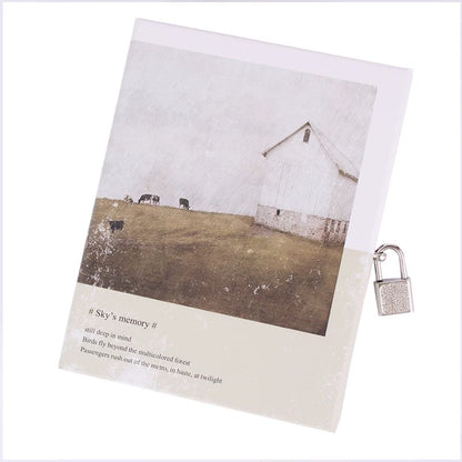 Sky Memory Boxed Journal with Lock