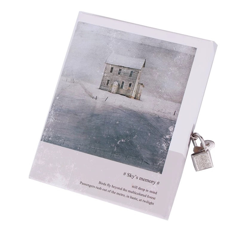 Sky Memory Boxed Journal with Lock
