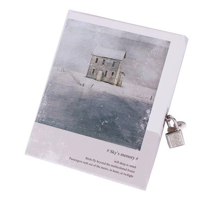 Sky Memory Boxed Journal with Lock