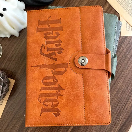 Harry Potter Vintage Leather Notebook With Magnet