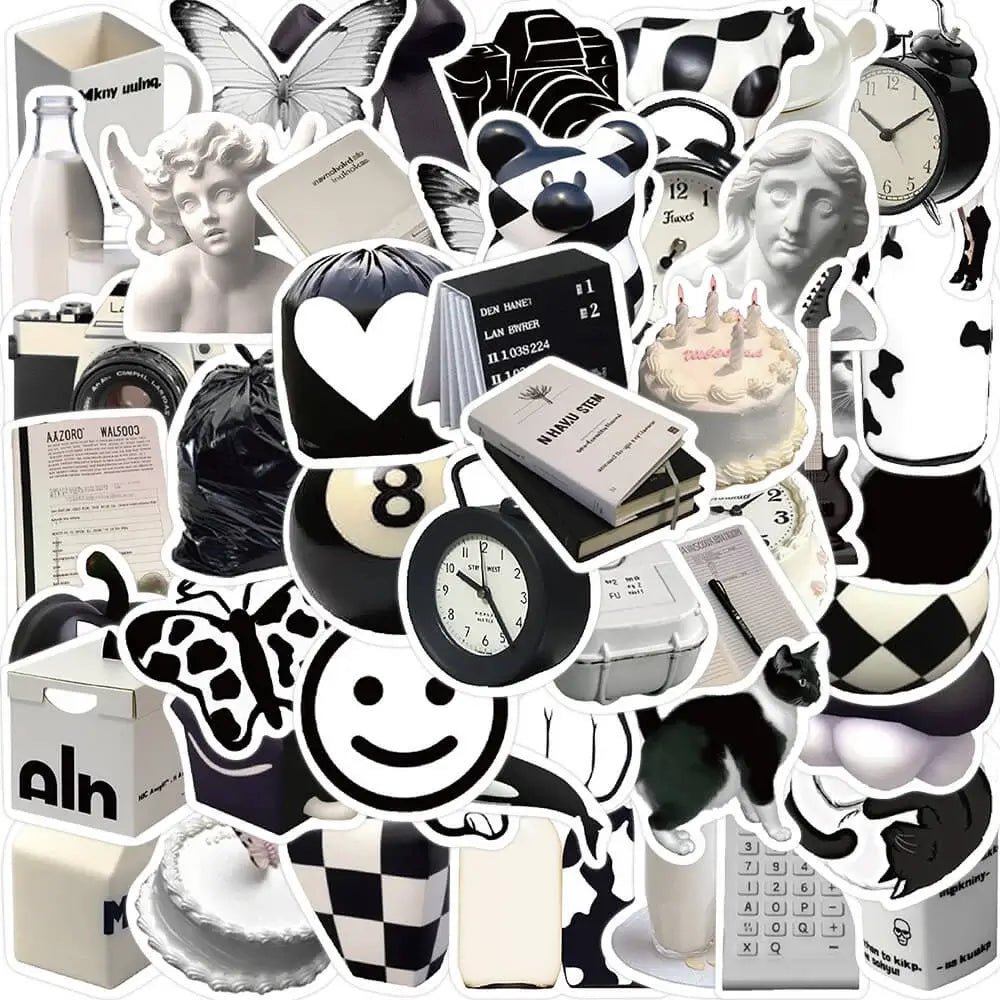 Ins Style Milk Cookie Graffiti Stickers Pack