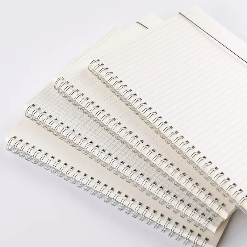 B5 Spiral Lined Notebook Elastic Closure