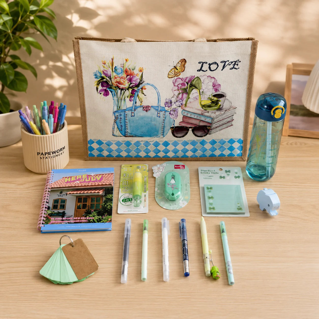 July Dreams Stationery Bundle with Tote Bag