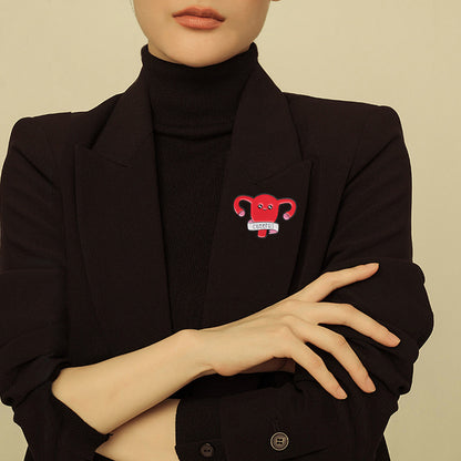 Cuterus Enamel Pin & Brooch