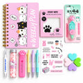 Cat Paw Stationery Set with Weekly Planner