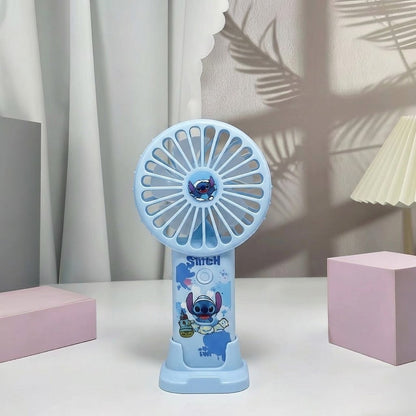 Kawaii Cartoon Rechargeable Mini Fan
