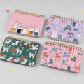 Kawaii Cat Design Spiral Diary with Weekly Planner Pages