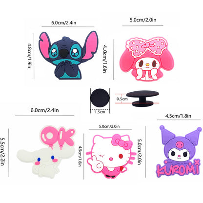 Kawaii Character Charms for Bags & Crocs
