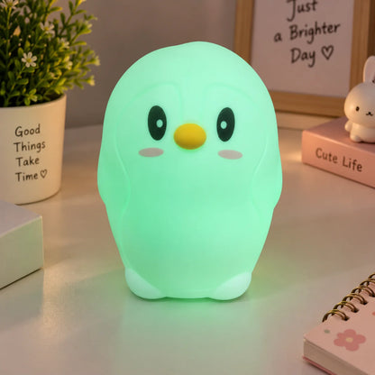 Kawaii Penguin Silicone Night Lamp