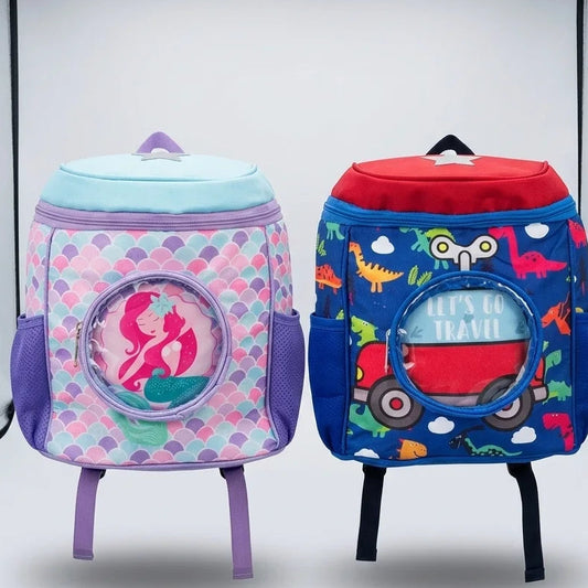 Kids Cartoon School Backpack- Minor fault