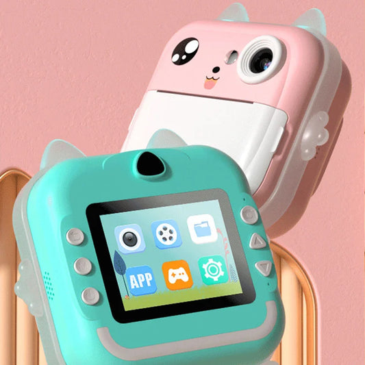Kids Instant Multi-Functional Mini Printer with Video Camera