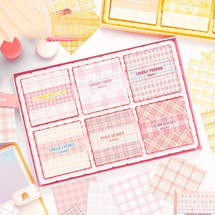 Korean Grid Type Huge Memo Notes Box – thepaperworm